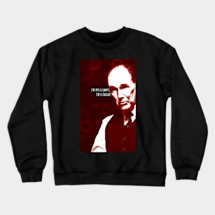 the outfit movie 2022 scissors and British gangster film graphic design Crewneck Sweatshirt